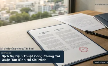 Dịch Vụ Dịch Thuật Công Chứng Tại Quận Tân Bình Hồ Chí Minh