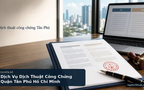 Dịch Vụ Dịch Thuật Công Chứng Quận Tân Phú Hồ Chí Minh