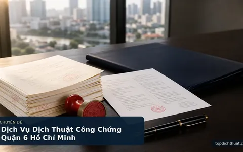 Dịch Vụ Dịch Thuật Công Chứng Quận 6 Hồ Chí Minh