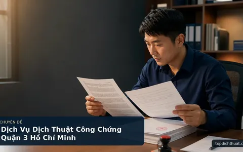 Dịch Vụ Dịch Thuật Công Chứng Quận 3 Hồ Chí Minh