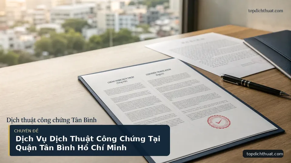 Dịch Vụ Dịch Thuật Công Chứng Tại Quận Tân Bình Hồ Chí Minh