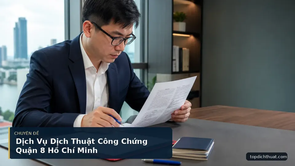 Dịch Vụ Dịch Thuật Công Chứng Quận 8 Hồ Chí Minh