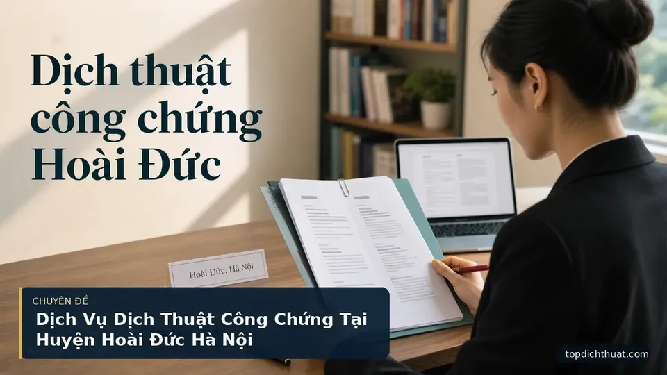 Dịch Vụ Dịch Thuật Công Chứng Tại Huyện Hoài Đức Hà Nội