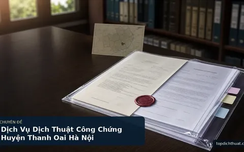 Dịch Vụ Dịch Thuật Công Chứng Huyện Thanh Oai Hà Nội