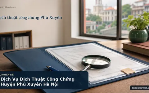 Dịch Vụ Dịch Thuật Công Chứng Huyện Phú Xuyên Hà Nội