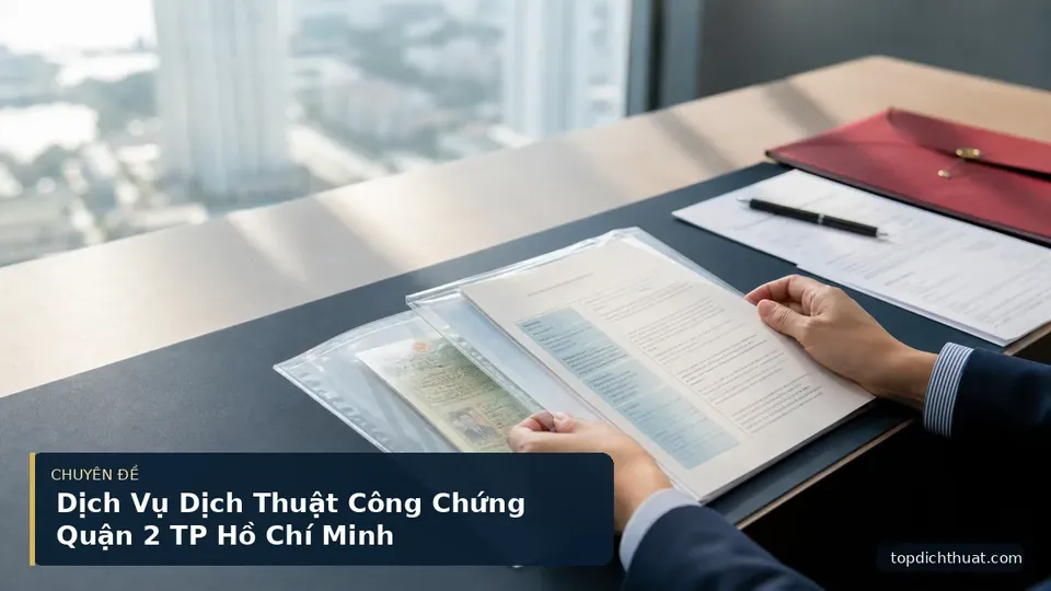 Dịch Vụ Dịch Thuật Công Chứng Quận 2 TP Hồ Chí Minh