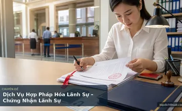 Dịch Vụ Hợp Pháp Hóa Lãnh Sự – Chứng Nhận Lãnh Sự