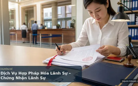 Dịch Vụ Hợp Pháp Hóa Lãnh Sự – Chứng Nhận Lãnh Sự