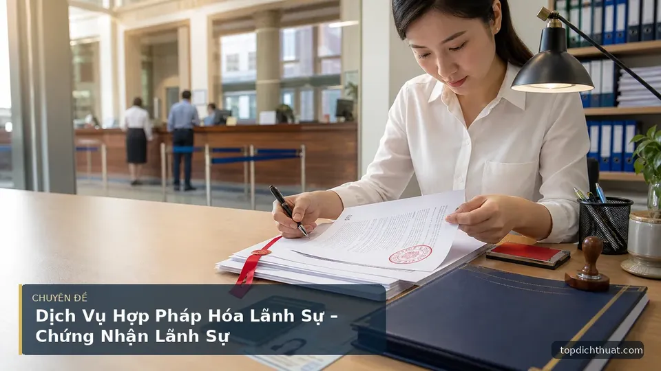 Dịch Vụ Hợp Pháp Hóa Lãnh Sự – Chứng Nhận Lãnh Sự