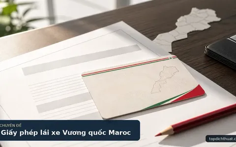 Giấy phép lái xe Vương quốc Maroc