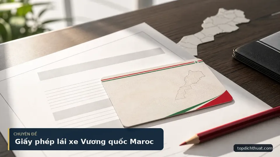 Giấy phép lái xe Vương quốc Maroc
