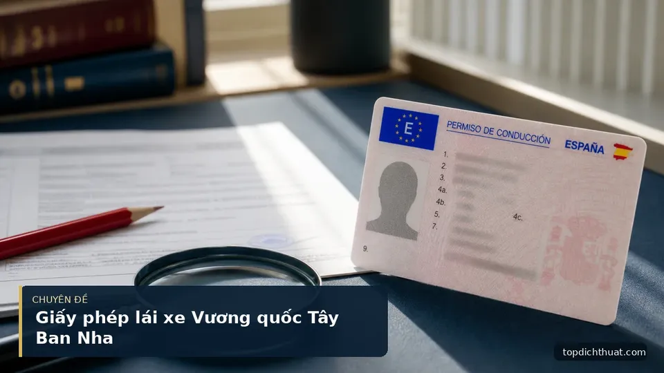 Giấy phép lái xe Vương quốc Tây Ban Nha