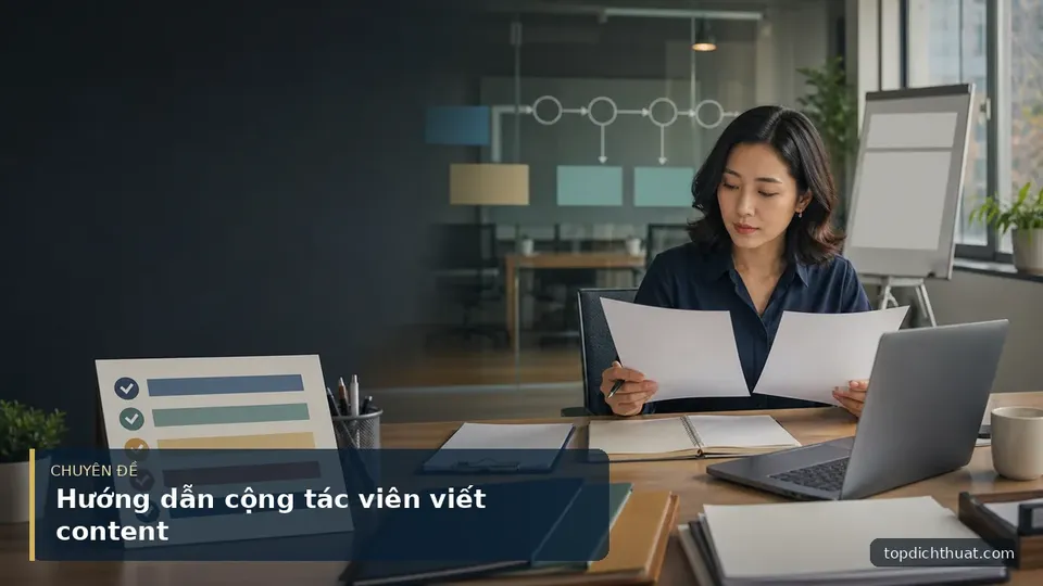 Hướng dẫn cộng tác viên viết content