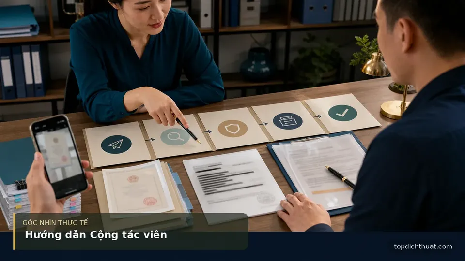 Hướng dẫn Cộng tác viên — hình minh họa dịch thuật