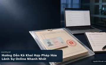 Hướng Dẫn Kê Khai Hợp Pháp Hóa Lãnh Sự Online Nhanh Nhất