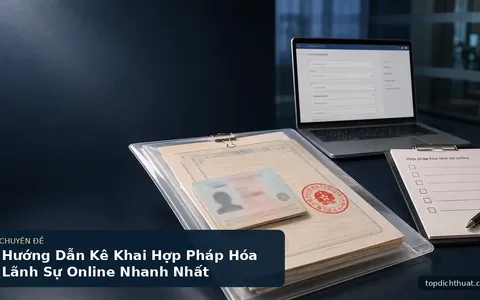 Hướng Dẫn Kê Khai Hợp Pháp Hóa Lãnh Sự Online Nhanh Nhất