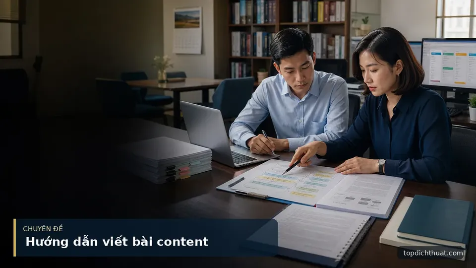 Hướng dẫn viết bài content