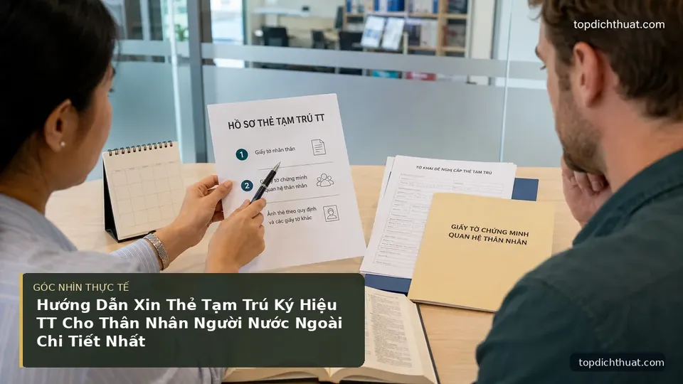 Chi tiết minh họa dịch thuật trong bài Hướng Dẫn Xin Thẻ Tạm Trú Ký Hiệu TT Cho Thân Nhân Người Nước Ngoài Chi Tiết Nhất