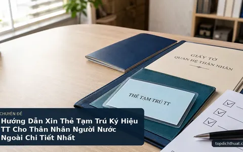 Hướng Dẫn Xin Thẻ Tạm Trú Ký Hiệu TT Cho Thân Nhân Người Nước Ngoài Chi Tiết Nhất