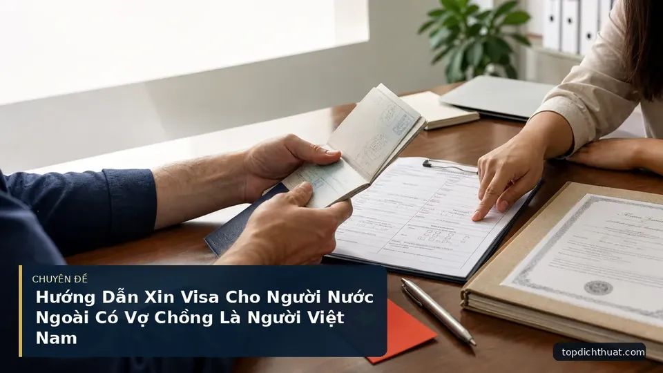Hướng Dẫn Xin Visa Cho Người Nước Ngoài Có Vợ Chồng Là Người Việt Nam