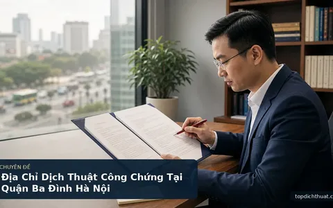 Địa Chỉ Dịch Thuật Công Chứng Tại Quận Ba Đình Hà Nội
