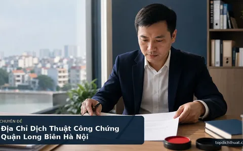Địa Chỉ Dịch Thuật Công Chứng Quận Long Biên Hà Nội