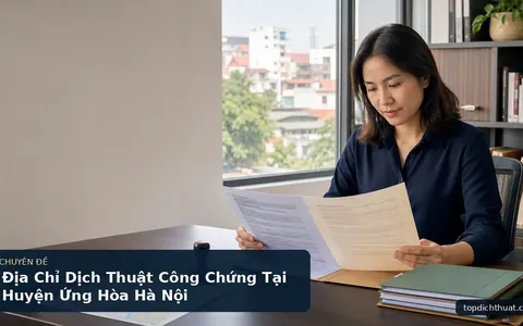 Địa Chỉ Dịch Thuật Công Chứng Tại Huyện Ứng Hòa Hà Nội