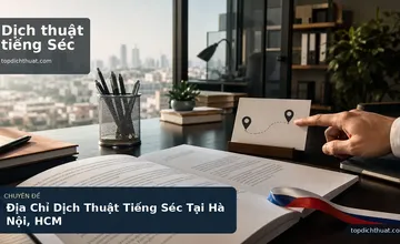 Địa Chỉ Dịch Thuật Tiếng Séc Tại Hà Nội, HCM