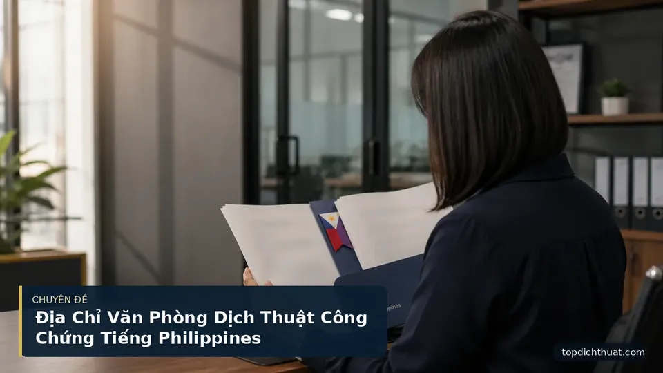Địa Chỉ Văn Phòng Dịch Thuật Công Chứng Tiếng Philippines