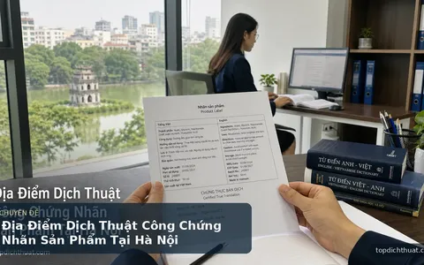 Địa Điểm Dịch Thuật Công Chứng Nhãn Sản Phẩm Tại Hà Nội