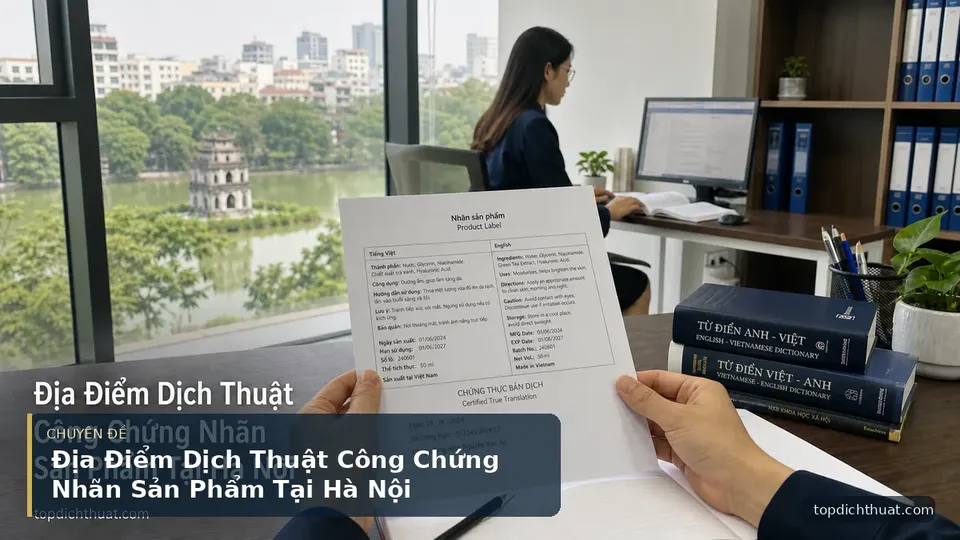 Địa Điểm Dịch Thuật Công Chứng Nhãn Sản Phẩm Tại Hà Nội