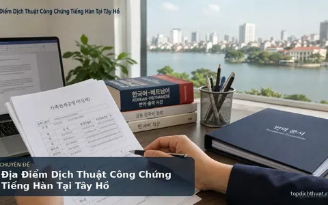 Địa Điểm Dịch Thuật Công Chứng Tiếng Hàn Tại Tây Hồ