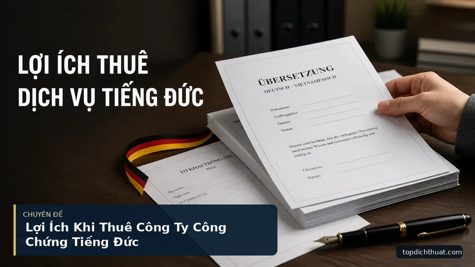 Lợi Ích Khi Thuê Công Ty Công Chứng Tiếng Đức