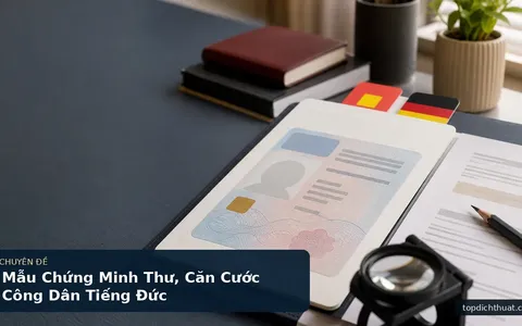 Mẫu Chứng Minh Thư, Căn Cước Công Dân Tiếng Đức