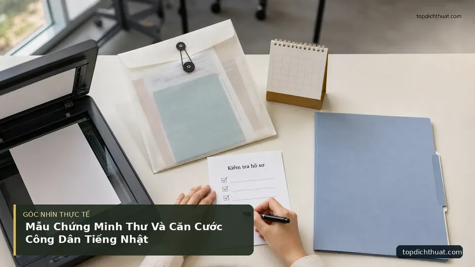 Chi tiết minh họa dịch thuật trong bài Mẫu Chứng Minh Thư Và Căn Cước Công Dân Tiếng Nhật
