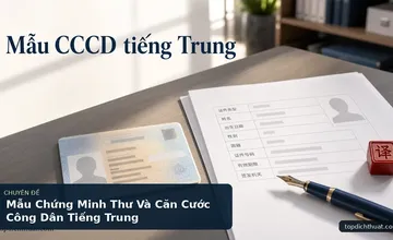 Mẫu Chứng Minh Thư Và Căn Cước Công Dân Tiếng Trung