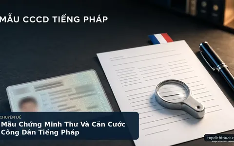 Mẫu Chứng Minh Thư Và Căn Cước Công Dân Tiếng Pháp