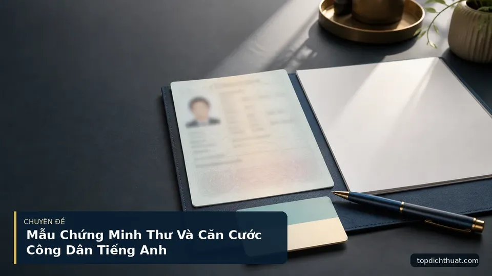 Mẫu Chứng Minh Thư Và Căn Cước Công Dân Tiếng Anh