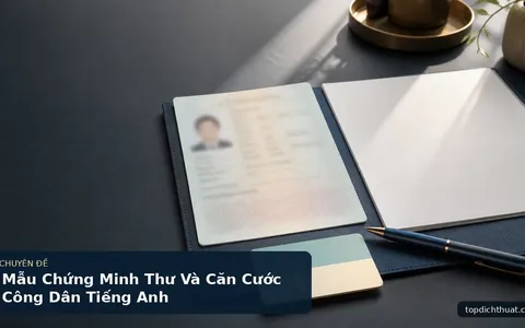 Mẫu Chứng Minh Thư Và Căn Cước Công Dân Tiếng Anh