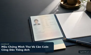 Mẫu Chứng Minh Thư Và Căn Cước Công Dân Tiếng Anh