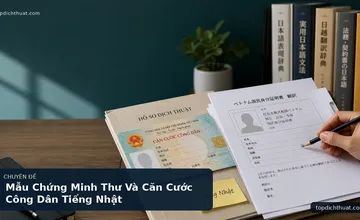 Mẫu Chứng Minh Thư Và Căn Cước Công Dân Tiếng Nhật