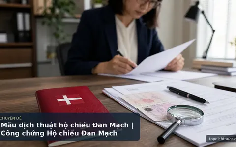 Mẫu dịch thuật hộ chiếu Đan Mạch | Công chứng Hộ chiếu Đan Mạch