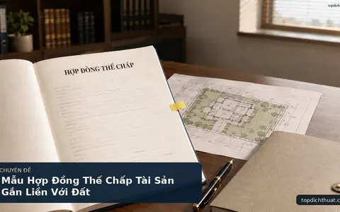 Mẫu Hợp Đồng Thế Chấp Tài Sản Gắn Liền Với Đất