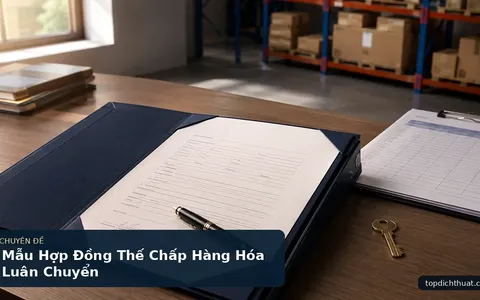 Mẫu Hợp Đồng Thế Chấp Hàng Hóa Luân Chuyển
