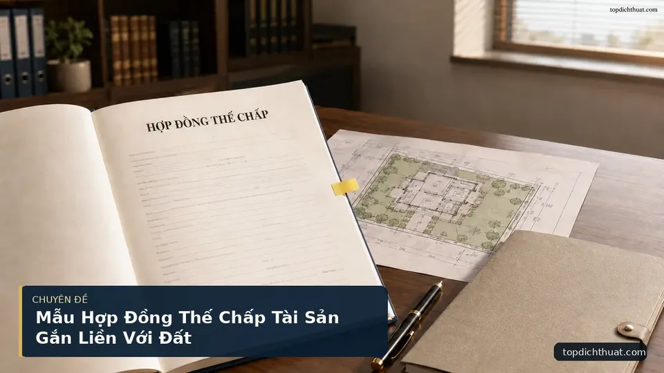Mẫu Hợp Đồng Thế Chấp Tài Sản Gắn Liền Với Đất