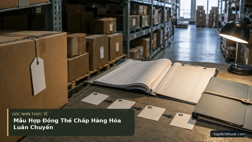 Chi tiết minh họa dịch thuật trong bài Mẫu Hợp Đồng Thế Chấp Hàng Hóa Luân Chuyển