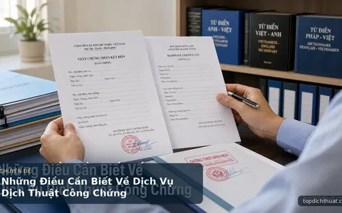Những Điều Cần Biết Về Dịch Vụ Dịch Thuật Công Chứng