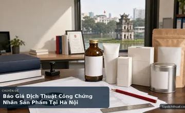 Báo Giá Dịch Thuật Công Chứng Nhãn Sản Phẩm Tại Hà Nội