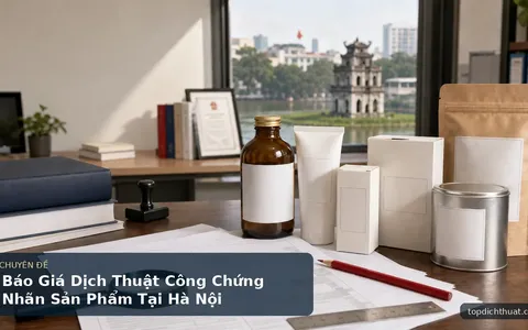 Báo Giá Dịch Thuật Công Chứng Nhãn Sản Phẩm Tại Hà Nội