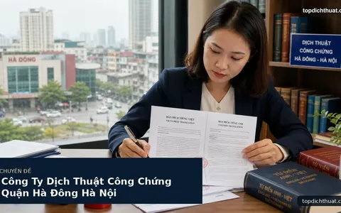 Công Ty Dịch Thuật Công Chứng Quận Hà Đông Hà Nội